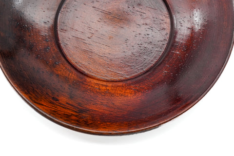 Japanese Chataku - Set of 5 Vintage Wooden Tea Saucers