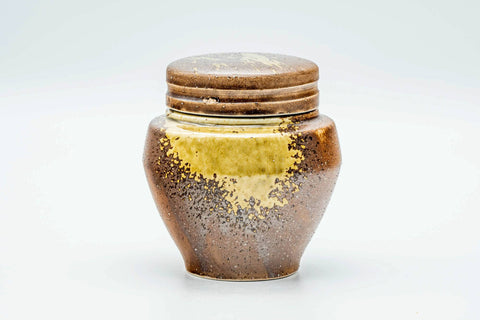 Japanese Chatsubo - 茶壺 Ash Glazed Shigaraki-yaki Tea Canister - 200ml