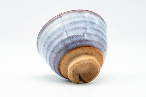 Japanese Teacup - Purple White Glazed Yunomi - 125ml