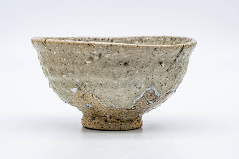 Japanese Matcha Bowl - 楽七 Rakushichi - Ash Glazed Tokoname-yaki Chawan - 300ml