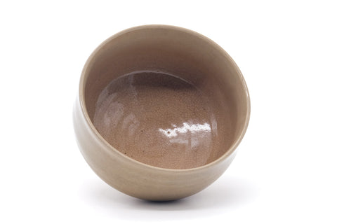 Japanese Matcha Bowl - Beige Weathered Hagi Chawan - 400ml