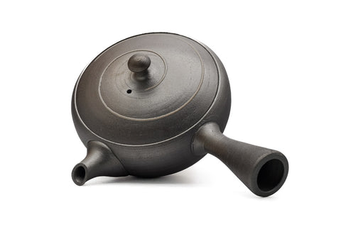 Spiraling Metallic Tokoname Teapot - 240ml