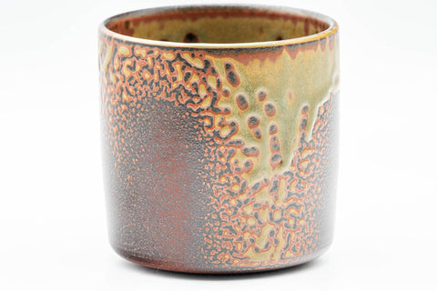 Japanese Teacup - Green Ash Glazed Tokoname-yaki Yunomi - 160ml