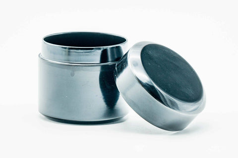 Japanese Natsume - Black Lacquer Fubuki Matcha Tea Caddy - 100ml