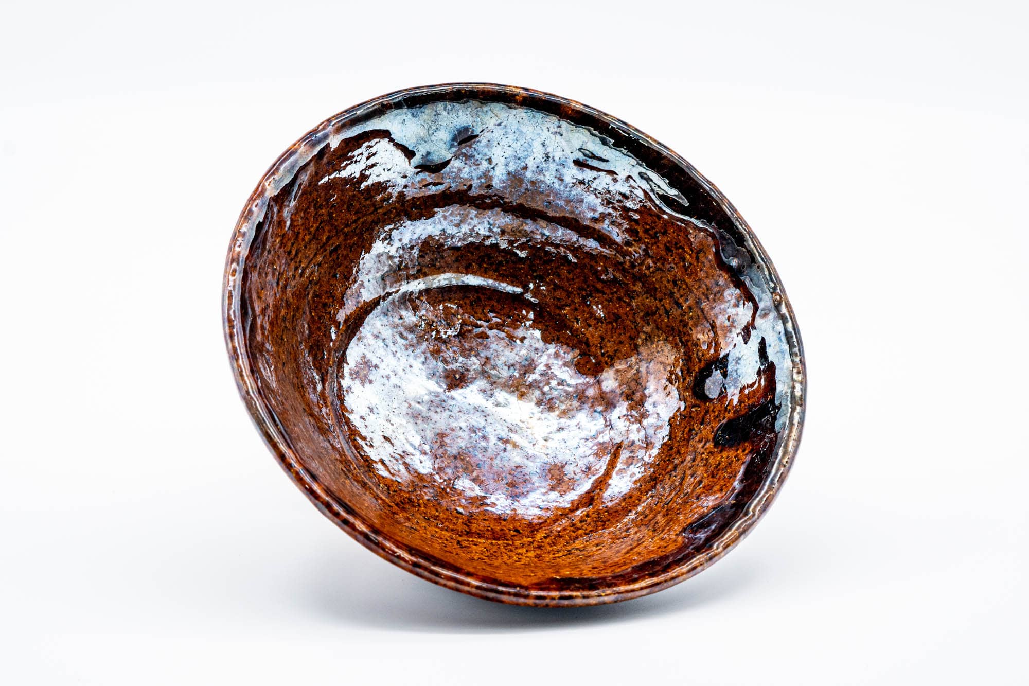 Candy Glazed Raku Summer Chawan - Thumbnail 4