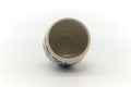 Tezumi — Japanese Teacup - Blue Motif Porcelain Yunomi - 155ml — three-quarter view