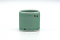 Tezumi — Japanese Futaoki - Green Celadon Glazed Ladle Rest — front view