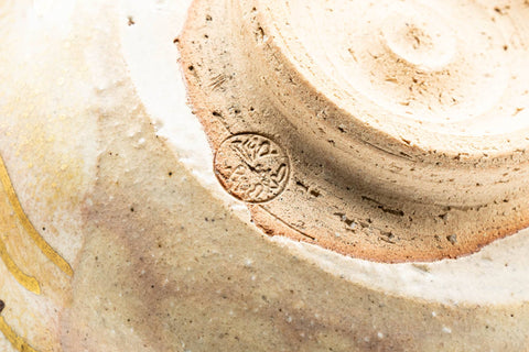 Japanese Matcha Bowl - Milky Trees Gohonte Glazed Hagi-yaki Dojimari-gata Chawan - 350ml