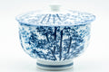 Japanese Teacup - Blue Bamboo Arita-yaki Lidded Yunomi - 140ml - Tezumi