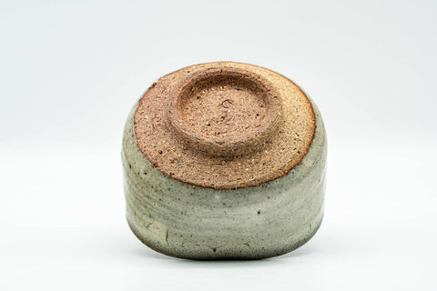 Japanese Teacup - Sage Green Glazed Square-shaped Yunomi - 120ml