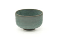 Tezumi — Japanese Matcha Bowl - Teal Snowflake Glazed Hantsutsu-gata Chawan - 410ml — front view