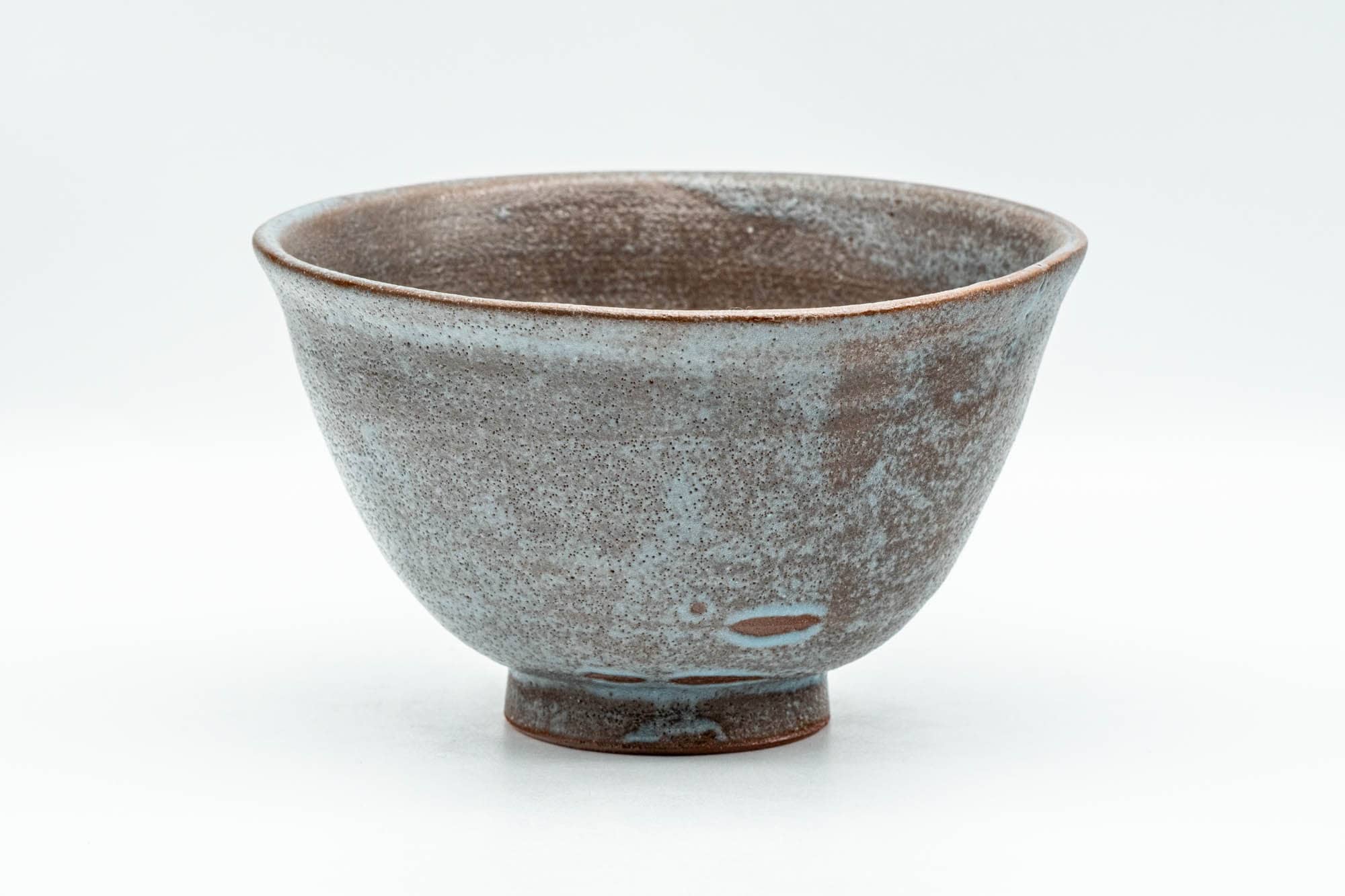 Japanese Matcha Bowl - Milky Blue Grey Wabi Chawan - 250ml