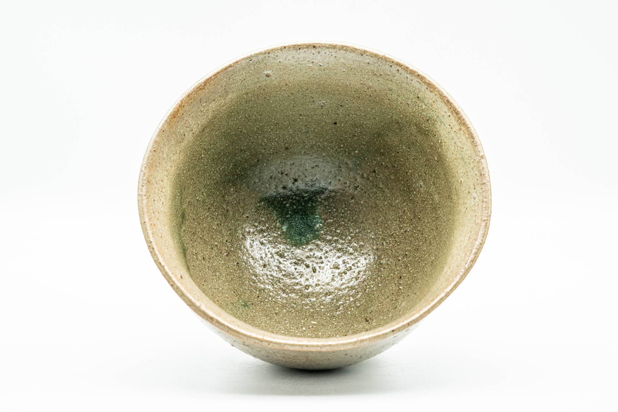 Japanese Matcha Bowl - Earthy Beige Glazed Wabi-Sabi Chawan - 250ml
