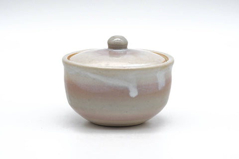 Japanese Houhin - Beige Pink Glazed Hagi-yaki Handle-less Teapot - 100ml