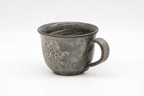 Floral Hana Mishima Cup and Saucer Set - 120ml