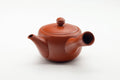 Tezumi — Japanese Tea Set - Kanji Engraved Tokoname-yaki Kyusu Teapot with 5 Yunomi Teacups — interior of the teapot showing the filter