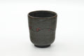 Tezumi — Japanese Teacup - Deep Green Wabi Yunomi - 215ml — front view