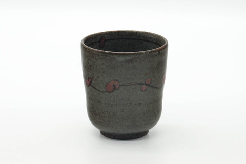 Japanese Teacup - Deep Green Wabi Yunomi - 215ml