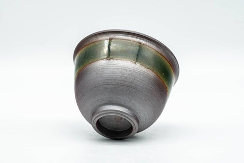 Japanese Teacup - Purple Green Glazed Banko-yaki Yunomi - 70ml - Tezumi