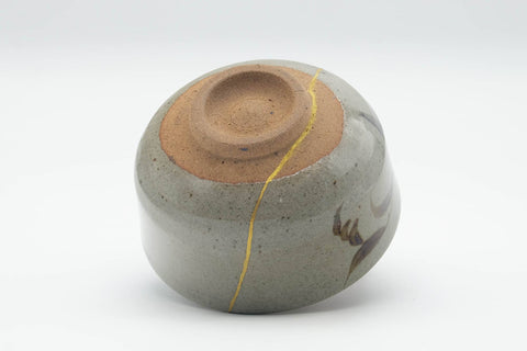 Japanese Matcha Bowl - 辰山窯 Shinzan Kiln - Kintsugi Karatsu-yaki Chawan - 300ml