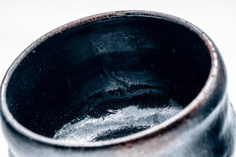 Jet Black Dojimaru-gata Chawan