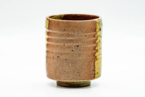 Front view showing the horizontal ribbing and natural ash colouring.