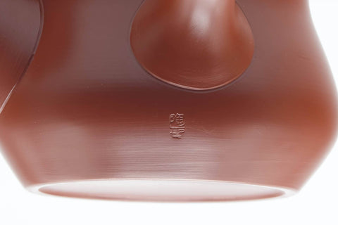 Japanese Tea Set - Floral Engraved Tokoname-yaki Kyusu Teapot and 5 Yunomi Teacups