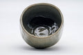 Tezumi — Japanese Matcha Bowl - Grey Glazed Wabi-Sabi Hantsutsu-gata Chawan - 300ml — three-quarter view