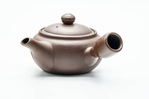 Japanese Tea Set - Grapevine Mesh Kyusu Teapot with 2 Meoto Yunomi Teacups