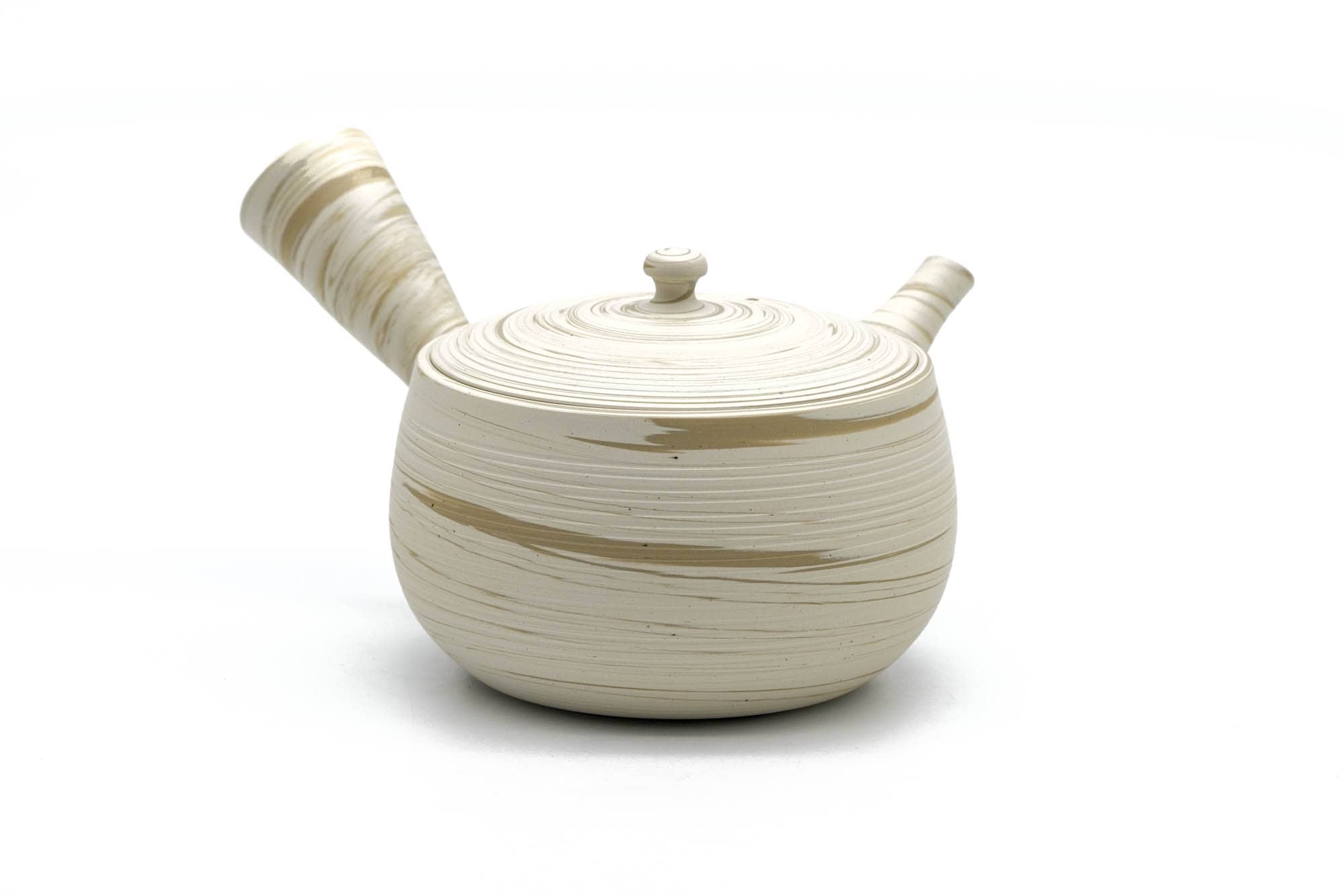 Japanese Kyusu - 陶仙窯 Tosen Kiln - Nerikomi Tokoname-yaki Ceramic Marbled Teapot - 250ml