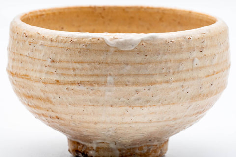 Beige White Hagi Chawan