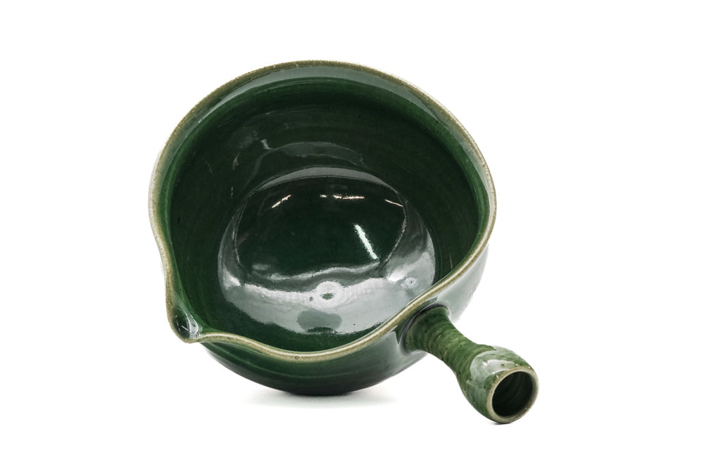 Japanese Yuzamashi - 前川淳蔵 Junzō Maekawa - Green Oribe Glazed Tokoname Water Cooler - 280ml