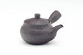 Tezumi — Japanese Kyusu - Faceted Banko-yaki Teapot - 185ml — three-quarter view
