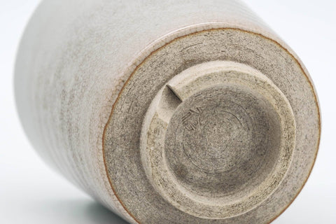 Japanese Teacup - Beige Weathered Drip-Glazed Hagi-yaki Yunomi - 140ml