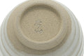 Tezumi — Japanese Teacup - Simple Spiraling Beige Yunomi - 100ml — inverted showing the foot ring