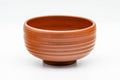 Japanese Matcha Bowl - Groovy Red Shudei Tokoname-yaki Chawan - 250ml - Tezumi