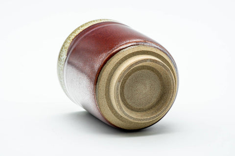 Japanese Teacup - Burgundy Hare's Fur Glazed Yunomi - 190ml