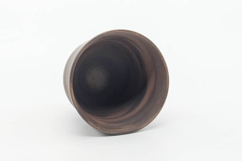 Japanese Teacup - Grey Nerikomi Tokoname Lidded Yunomi - 65ml