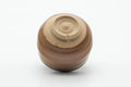 Tezumi — Japanese Teacup - Beige Milky Drip-Glazed Hagi-yaki Yunomi - 180ml — top-down view of the interior