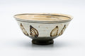Tezumi — Japanese Matcha Bowl - Painted Hakeme Hira Summer Chawan - 150ml — front view