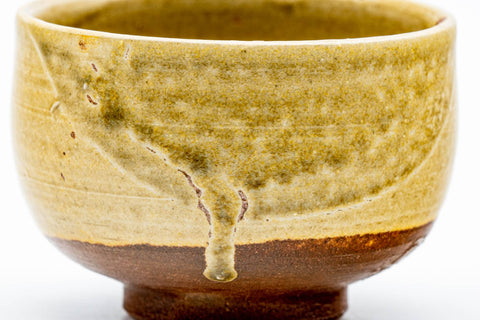 Japanese Teacup - Earthy Yellow Glazed Shigaraki-yaki Yunomi - 150ml