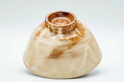 Japanese Matcha Bowl - 廣瀬淡雅 Tamasa Hirose - Beige Ido-gata Hagi-yaki Chawan - 300ml