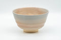 Japanese Matcha Bowl - Abstract Beige Pink Glazed Kyo-yaki Chawan - 300ml - Tezumi
