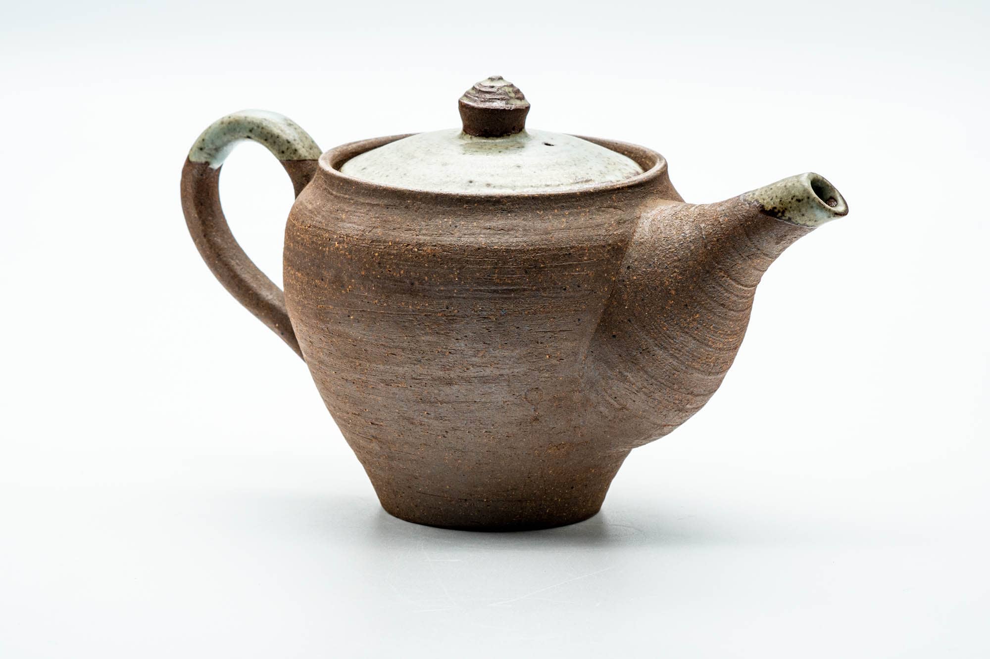 Japanese Kyusu - Textured Ushirode Ceramic Filter Teapot - 450ml