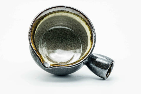 Japanese Yuzamashi - Black Crazed Glazed Water Cooler - 200ml