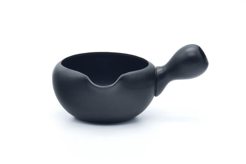 Japanese Yuzamashi - Floral Black Kokudei Tokoname-yaki Water Cooler - 250ml