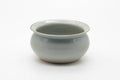 Tezumi — Japanese Kensui - Abstract Grey Glazed Water Bowl - 550ml — front view from another angle