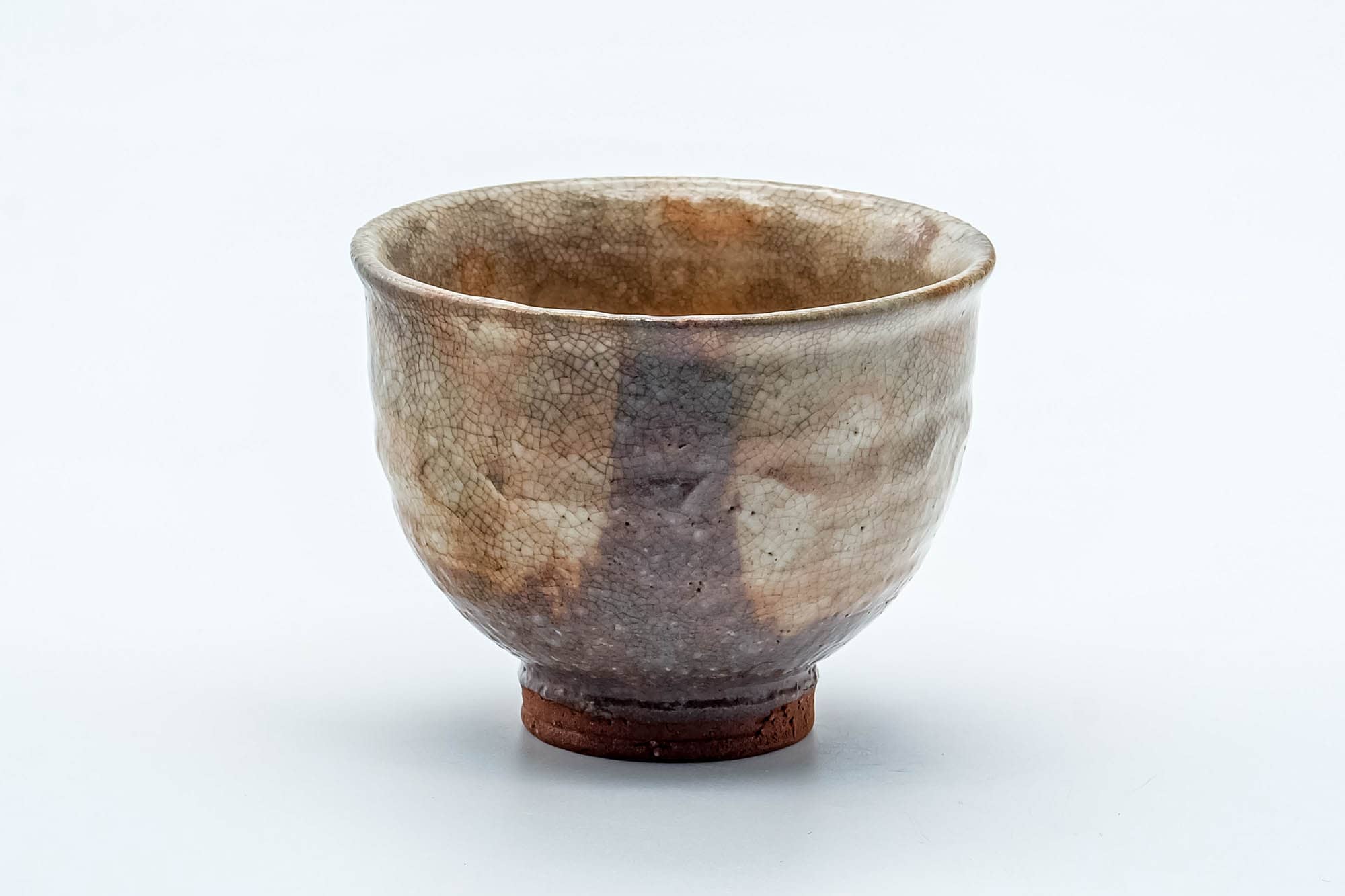Japanese Teacup - Earthy Drip-Glazed Hagi-yaki Yunomi - 100ml