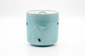 Tezumi — Japanese Mizusashi - Spotted Teal Porcelain Fresh Water Container - 1200ml — front view from another angle