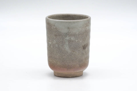 Japanese Teacup - Beige Weathered Hagi-yaki Yunomi - 150ml
